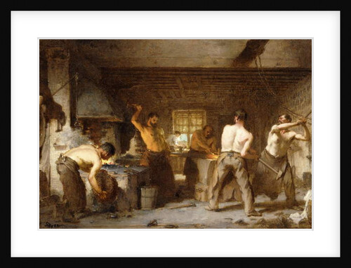 The Blacksmith's Forge by Paul Soyer