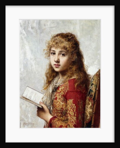 Contemplation by Alexei Alexevich Harlamoff