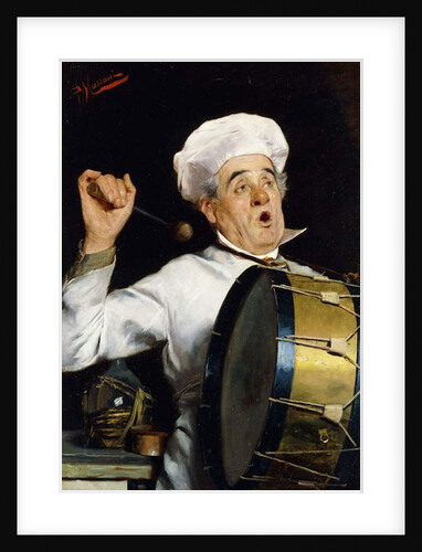 Calling for Dinner by Pompeo Massani