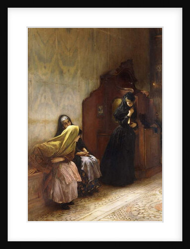 The Confession by Ludwig Passini