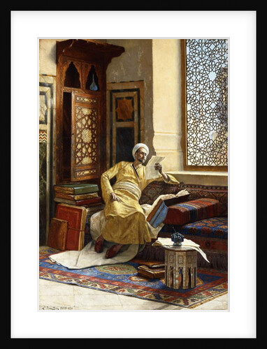 The Scholar, 1895 by Ludwig Deutsch