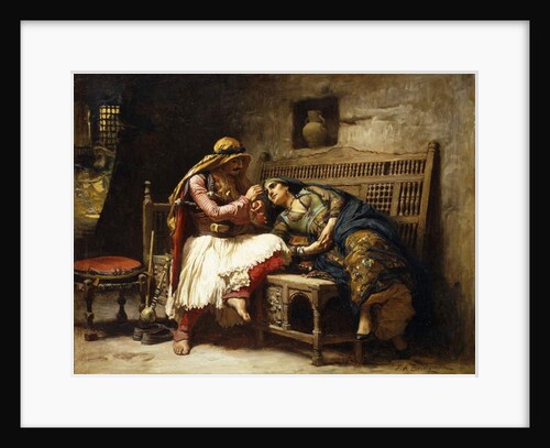 The Queen of the Brigands by Frederick Arthur Bridgman