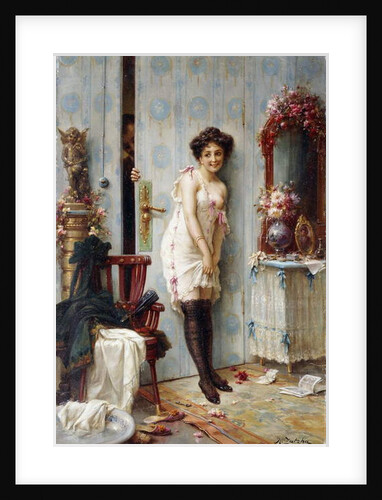 The Amorous Visitor by Hans Zatzka
