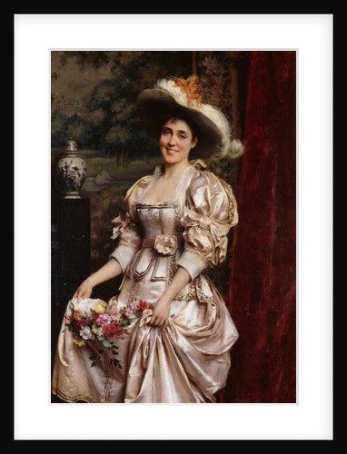 The Flower Girl by Tito Conti