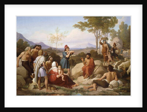 Aesop Telling a Fable by Jan Adam Janszoon Kruseman