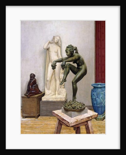 A Sculptor's Studio by Wilhelm Andersen