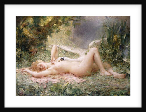 The Triumph of the Swan; Le Triomphe de Cygne by Leon Francois Comerre