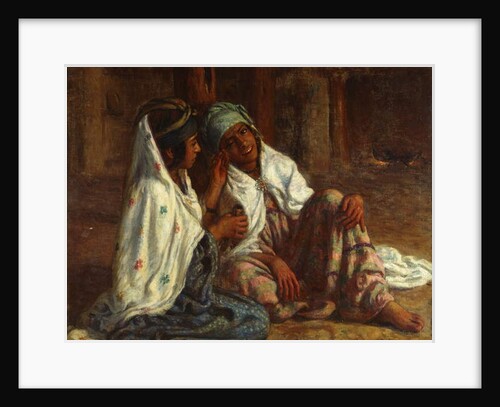 Young Girls using Make-up by Alphonse Etienne Dinet
