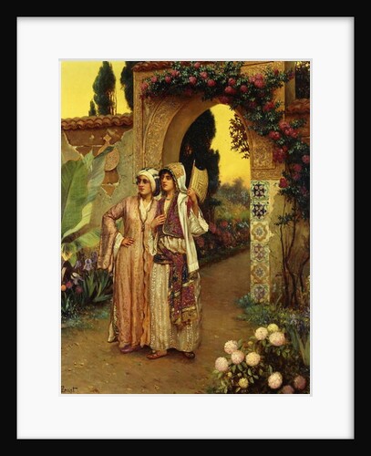 In the Garden of the Harem by Rudolphe Ernst