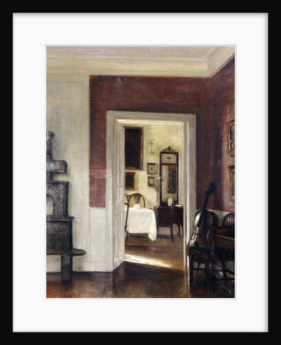 An Interior with a Cello by Carl Holsoe