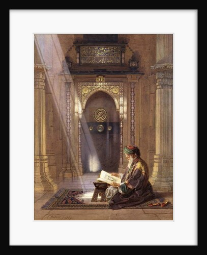 In the Mosque by Carl Friedrich Heinrich Werner