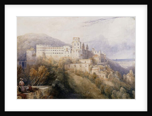 Heidelburg, The Palace of the Electors of the Palatinate, 1832 by David Roberts
