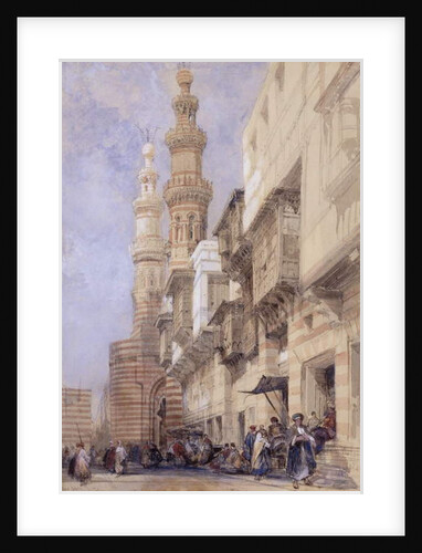 The Gate of Metwaley, Cairo, 1838 by David Roberts