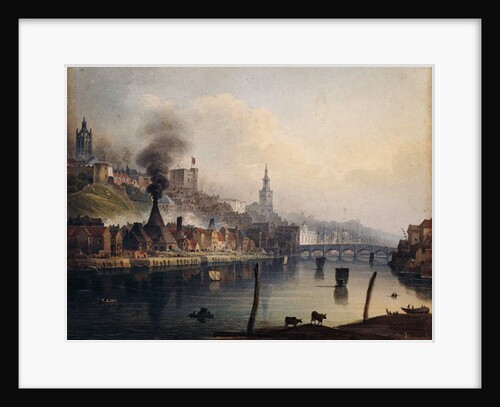 A View of Newcastle from the River Tyne, c.1810 by English School