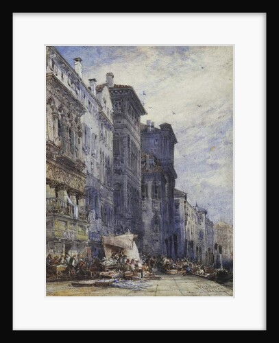 The Market Place, Coburg by William Callow