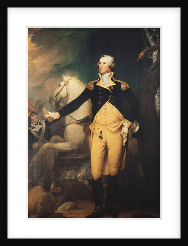 Portrait of General George Washington at the Battle of Trenton by Rober Muller