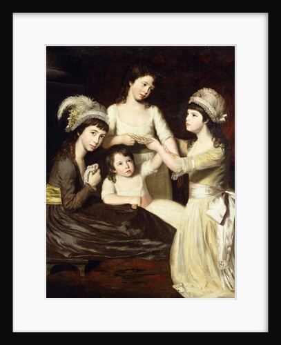 Group Portrait of Mary, Charlotte, Caroline and Eliza, daughters of Christopher and Anne Gullett, by John Opie