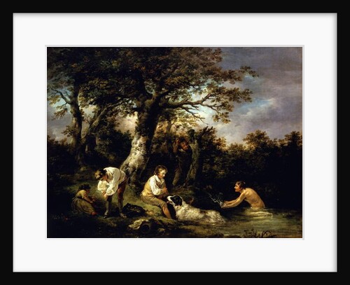 Boys Bathing by George Morland