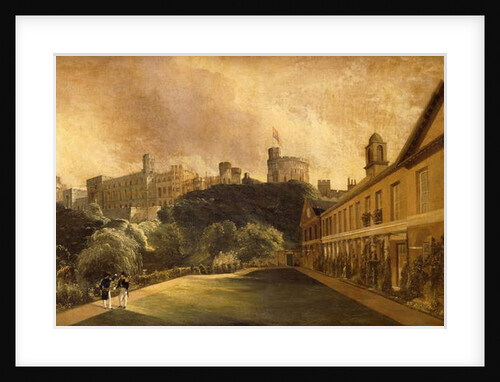 A View of Windsor Castle from Traver's College by Alfred Montague
