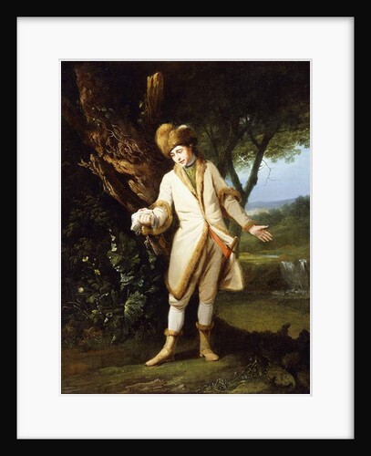 Portrait of the Actor, William Powell, as 'Posthumous' in Cymbeline Act V, Scene I by Francis Wheatley