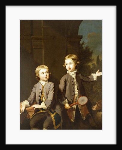 Double Portrait of Henry Penruddocke Wyndham and his Brother Wandham by Joseph Highmore