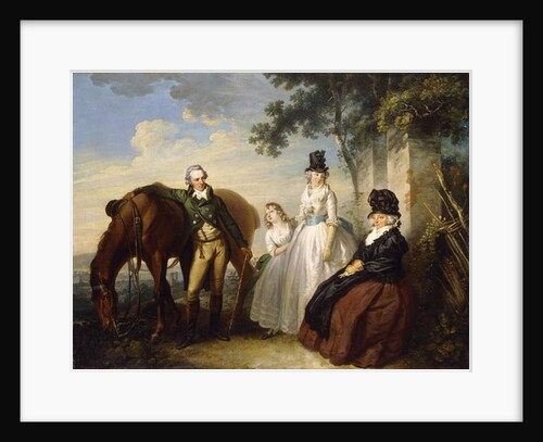 A Group Portrait of the Parker Family by Henry Singleton
