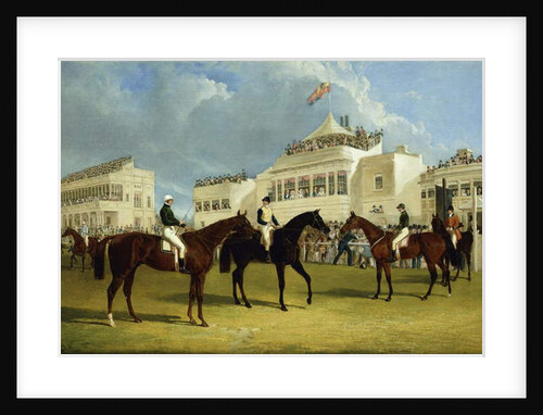 Preparing to Start for the Emperor of Russia's Cup at Ascot, 1845, 1845 by John Frederick Herring Snr