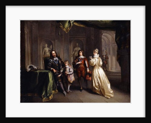 King Charles Taking Leave of his Children, c.1721 by Jean Raoux