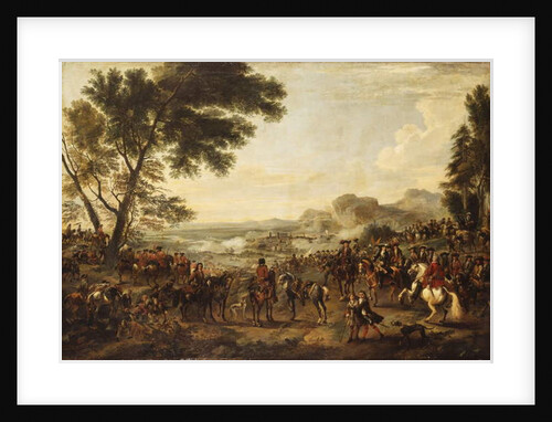 King William III and his Troops preparing for a Battle by Jan Wyck