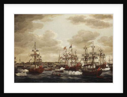 The Landing of Princess Charlotte at Harwich in 1761, 1762 by John the Elder Cleveley