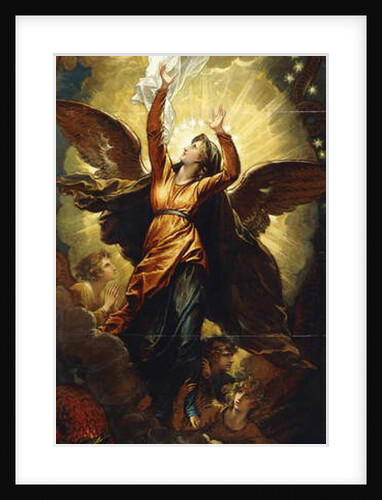 The Woman Clothed with the Sun Fleeth from the Persecution of the Dragon by Benjamin West