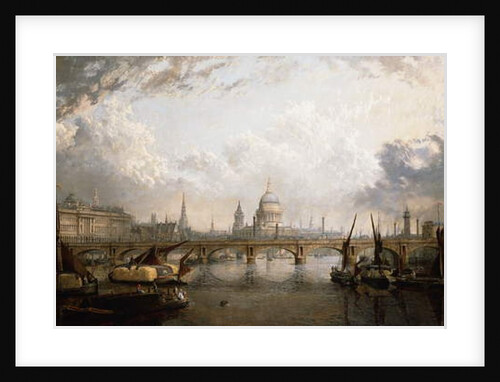 The Thames from Hungerford Bridge, 1871 by John MacVicar Anderson
