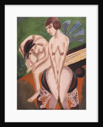 Two Nudes in the Room; Zwei Akte im Raum, 1914 by Ernst Ludwig Kirchner