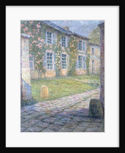 The Rose House in Versailles; La Maison Rose a Versailles, 1918 by Henri Eugene Augustin Le Sidaner