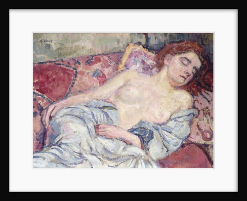 Nude on a Divan; Nu au Divan, 1907 by Theo van Rysselberghe