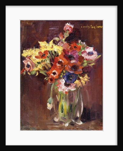 Anemones; Anemonen, 1910 by Lovis Corinth