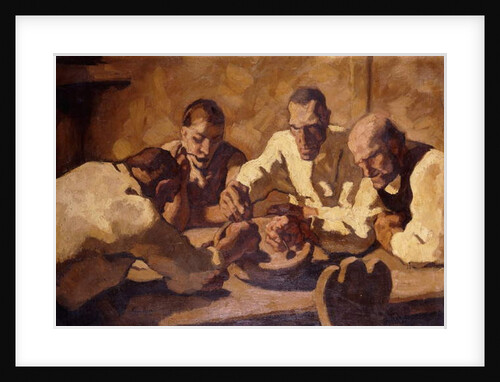 The Meal; Die Mahlzeit, 1920 by Albin Egger-Lienz