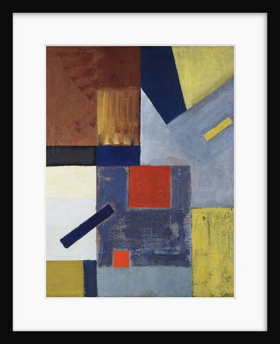 Abstract Composition; Abstrakte Komposition, 1923-1924 by Kurt Schwitters