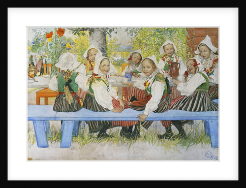 Kersti's Birthday, 1909 by Carl Larsson