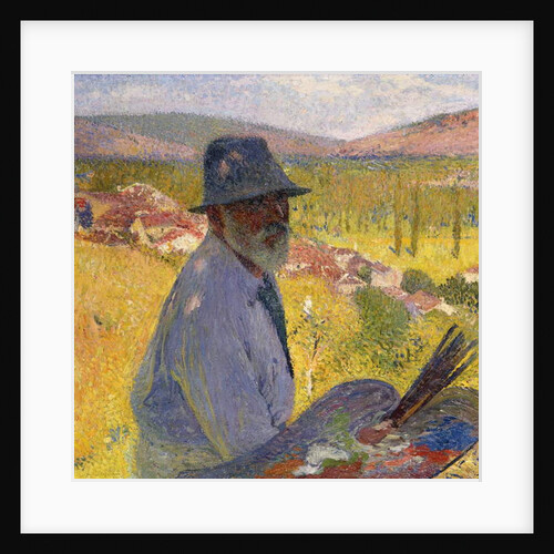 Self portrait at La Bastide-du-Vert; Autoportrait a La Bastide-du-Vert, 1905 by Henri Jean Guillaume Martin