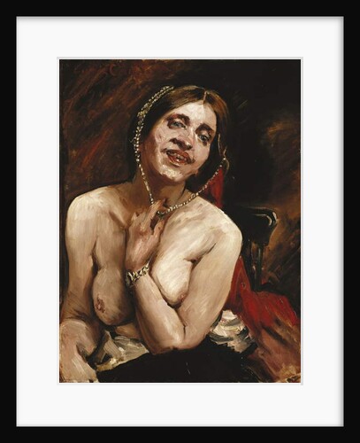 Female Nude in the Armchair; Weiblicher Halbakt im Sessel, 1914 by Lovis (1858-1925) Corinth