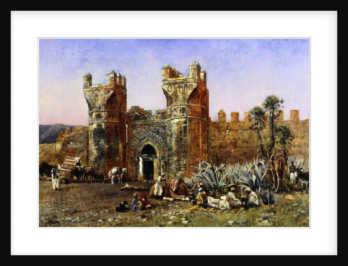 At the Gate of Shelah, Past and Present, c.1878 by Edwin Lord Weeks