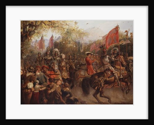 Hail! Here comes the conquering Hero, 1893 by Edward Henry Corbould