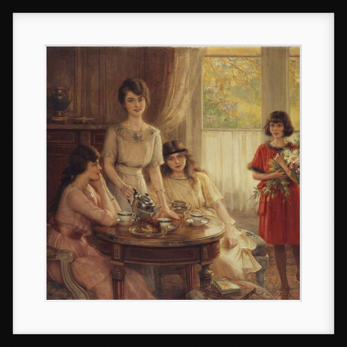 Tea Time; L'Heure du The, by Albert Lynch