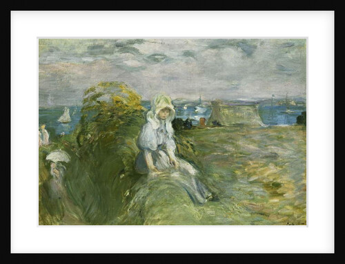 On the Cliff at Portrieux; Sur la Falaise au Portrieux, 1894 by Berthe Morisot