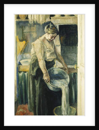 The Laundress; La Blanchisseuse, by Maximilien Luce