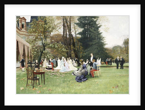 The Wedding, Fontainebleu; Les Noces, Fontainbleu by Charles Edouard Delort