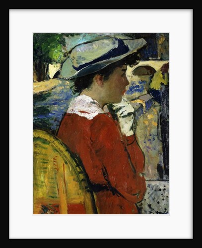 Eugenie on the cost of the Seine; Eugenie sur les frais de la Seine, c.1946-47 by Francois Gall