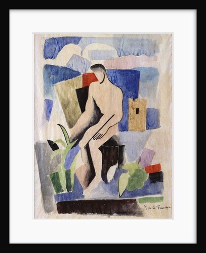 Man in the Country, study for Paludes; Homme dans un Paysage, Etude pour Paludes, c.1920 by Roger de La Fresnaye