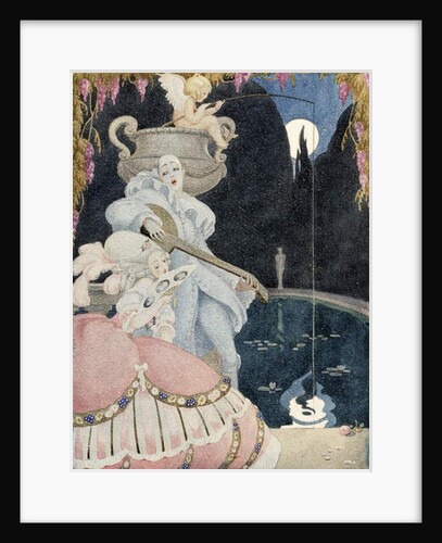 Elegante et Pierrot, 1918 by Gerda Marie Frederike Wegener